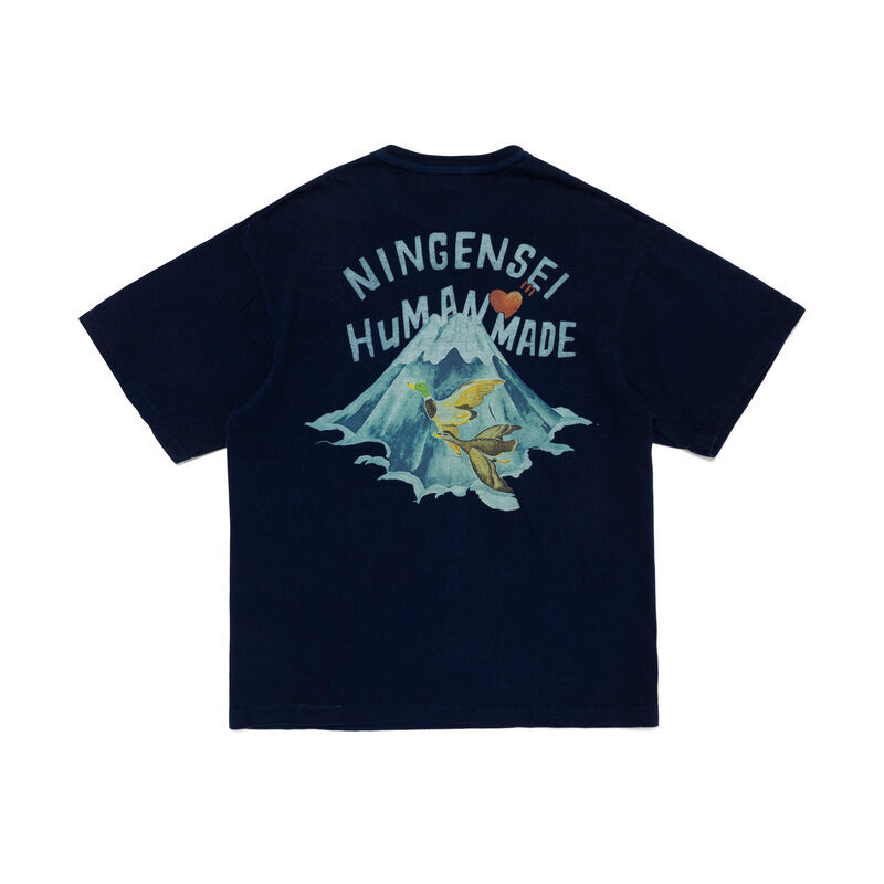 【HUMAN MADE】0704發售 藍染NINGENSEI AIZOME WA GRAPHIC T-SHIRT