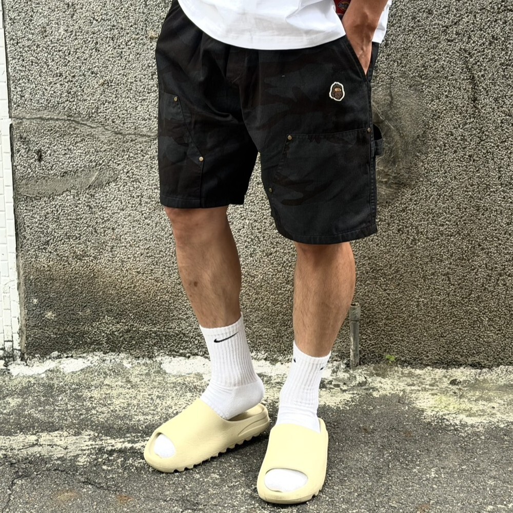 【預購商品】Fingercroxx 純棉迷彩工裝短褲 猿人 FGXSPW0018570