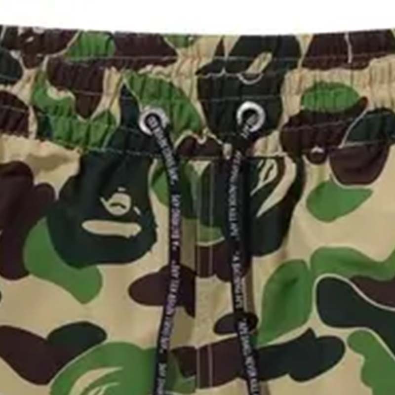 BAPE ABC Camo One Point Water Shorts 迷彩 海灘褲 短褲 綠色 RAY-103 [台灣現貨]