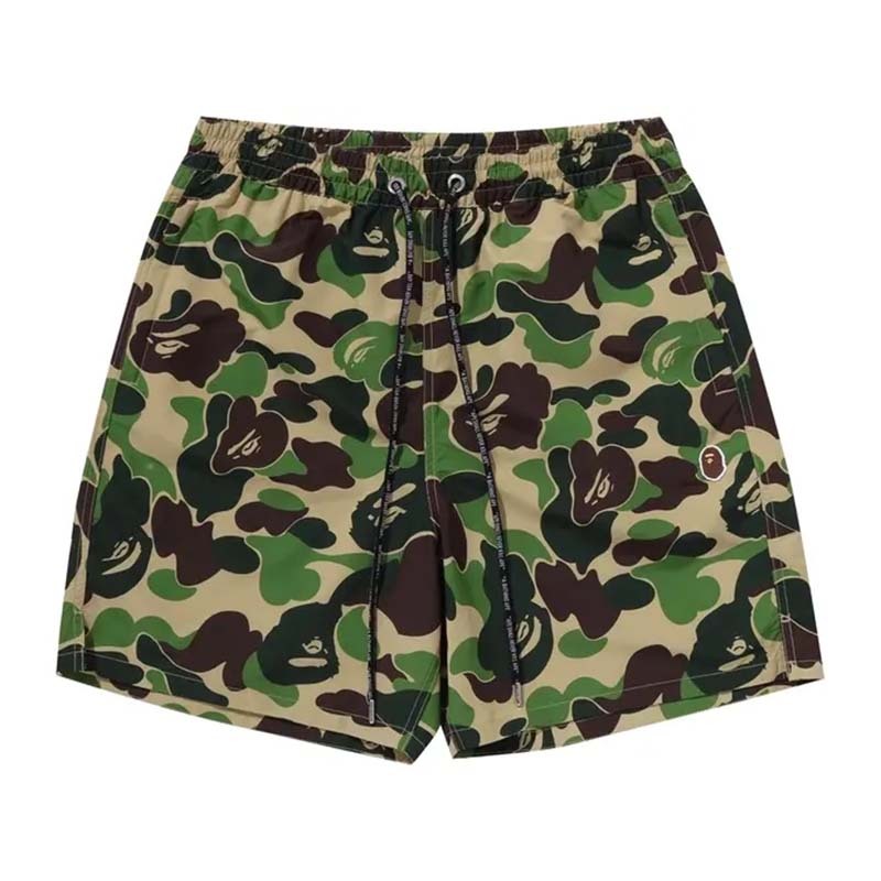 BAPE ABC Camo One Point Water Shorts 迷彩 海灘褲 短褲 綠色 RAY-103 [台灣現貨]