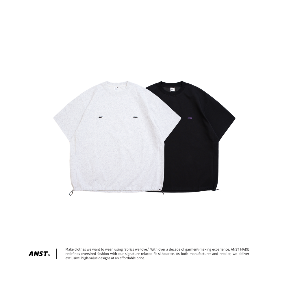 ANST LOGO刺繡貼合短T AN.76