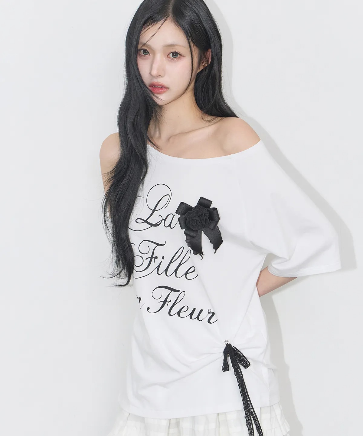 ILLIGO Cut-Out Rosette T-Shirt