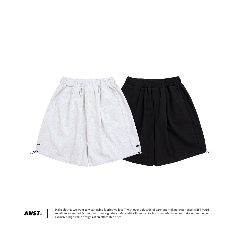 ANST LOGO刺繡貼合短褲 ST.78