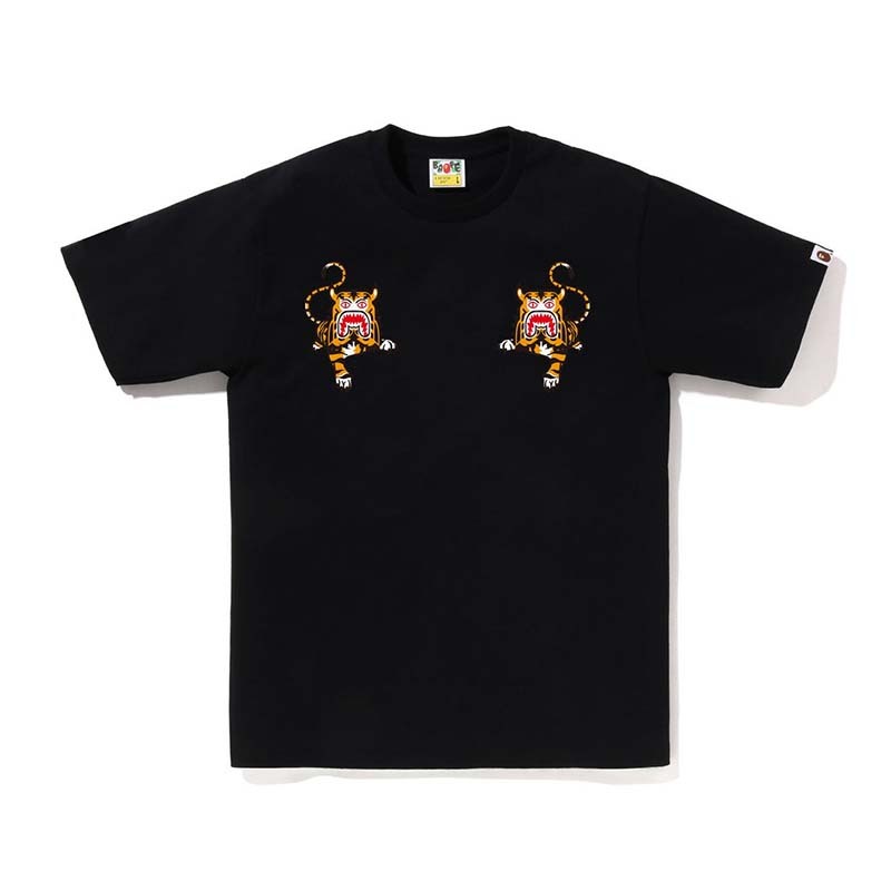 BAPE Tiger Tee 男版 老虎 短袖 黑色 RAY-109 [台灣現貨]
