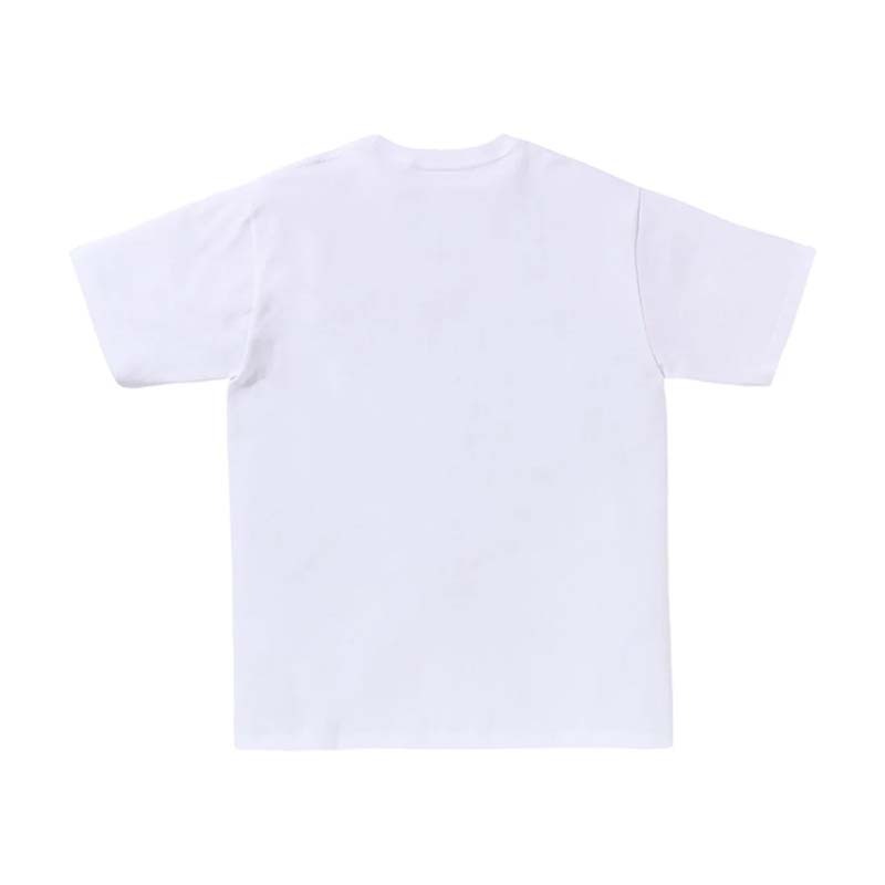 BAPE Lux Sport Pattern Box Logo Tee 男版 方框字體 短袖 白色 RAY-96 [台灣現貨]