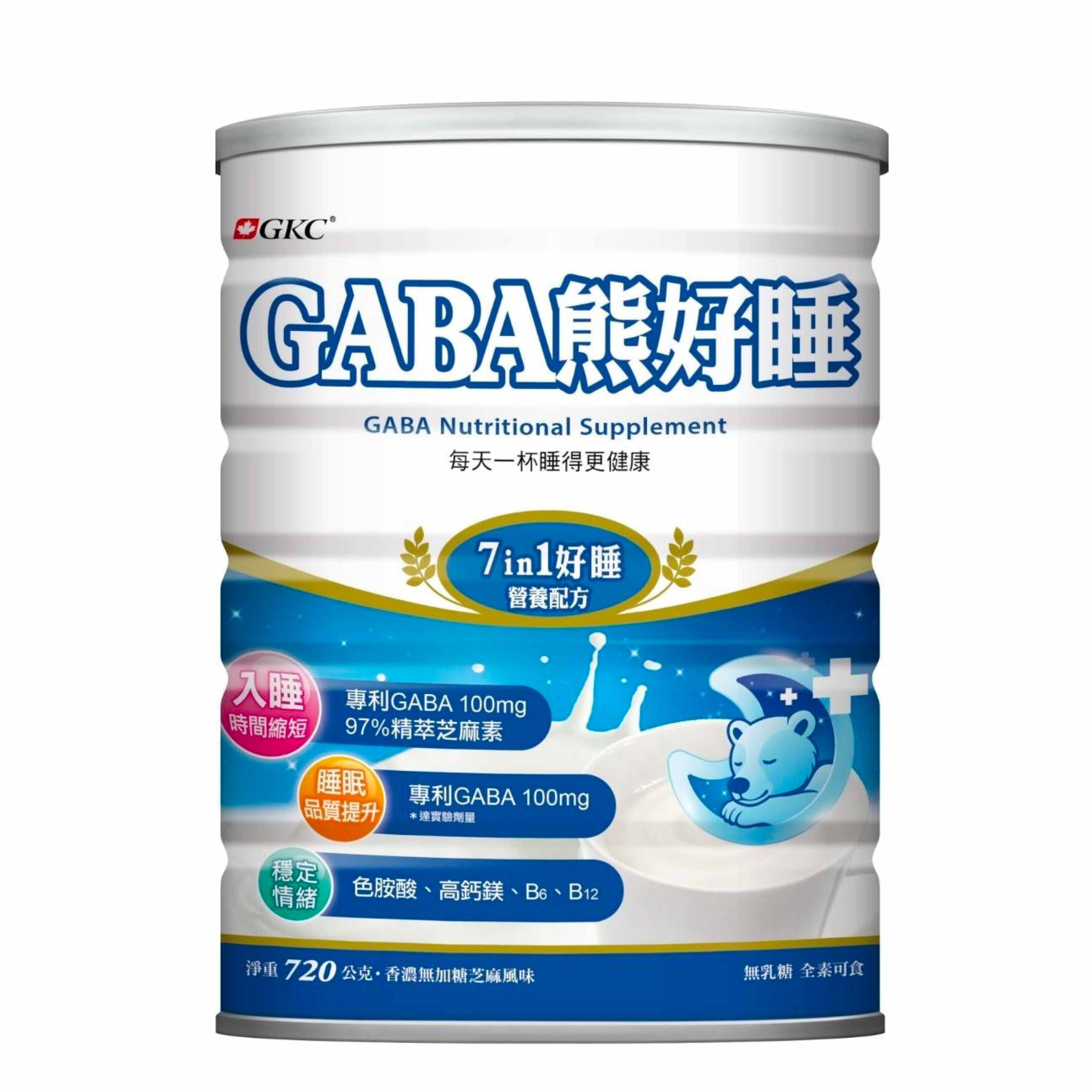 GKC GABA 熊好睡 720g/罐