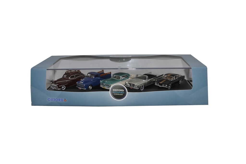 Oxford 87SET003 HO規 Chrysler 百年紀念5輛組