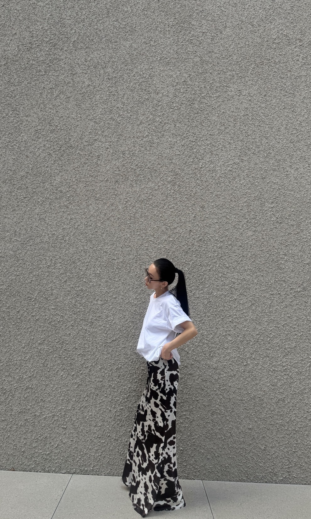 乳牛緞面裙(現貨)