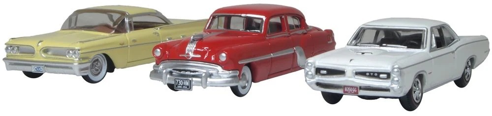 Oxford 87SET004 HO規 Pontiac 百年紀念3輛組（Centenary 2026）