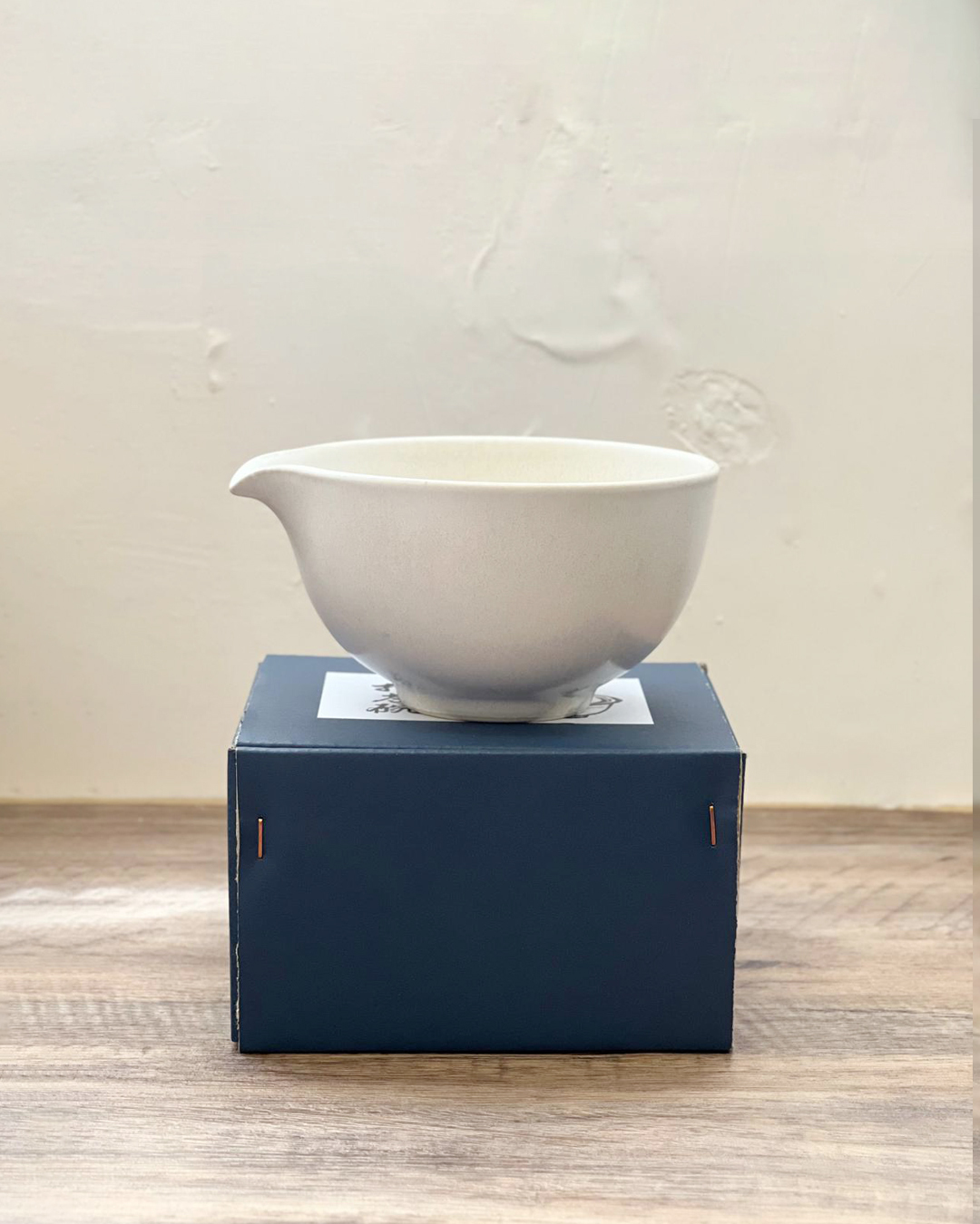 手工陶器 片口抹茶碗 霧白｜美濃燒