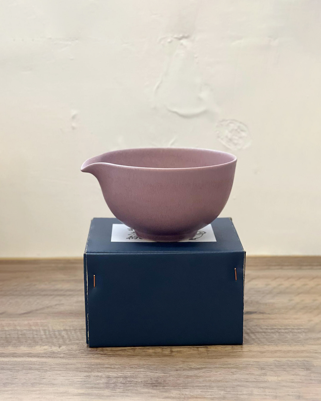 手工陶器 片口抹茶碗 霧紫｜美濃燒