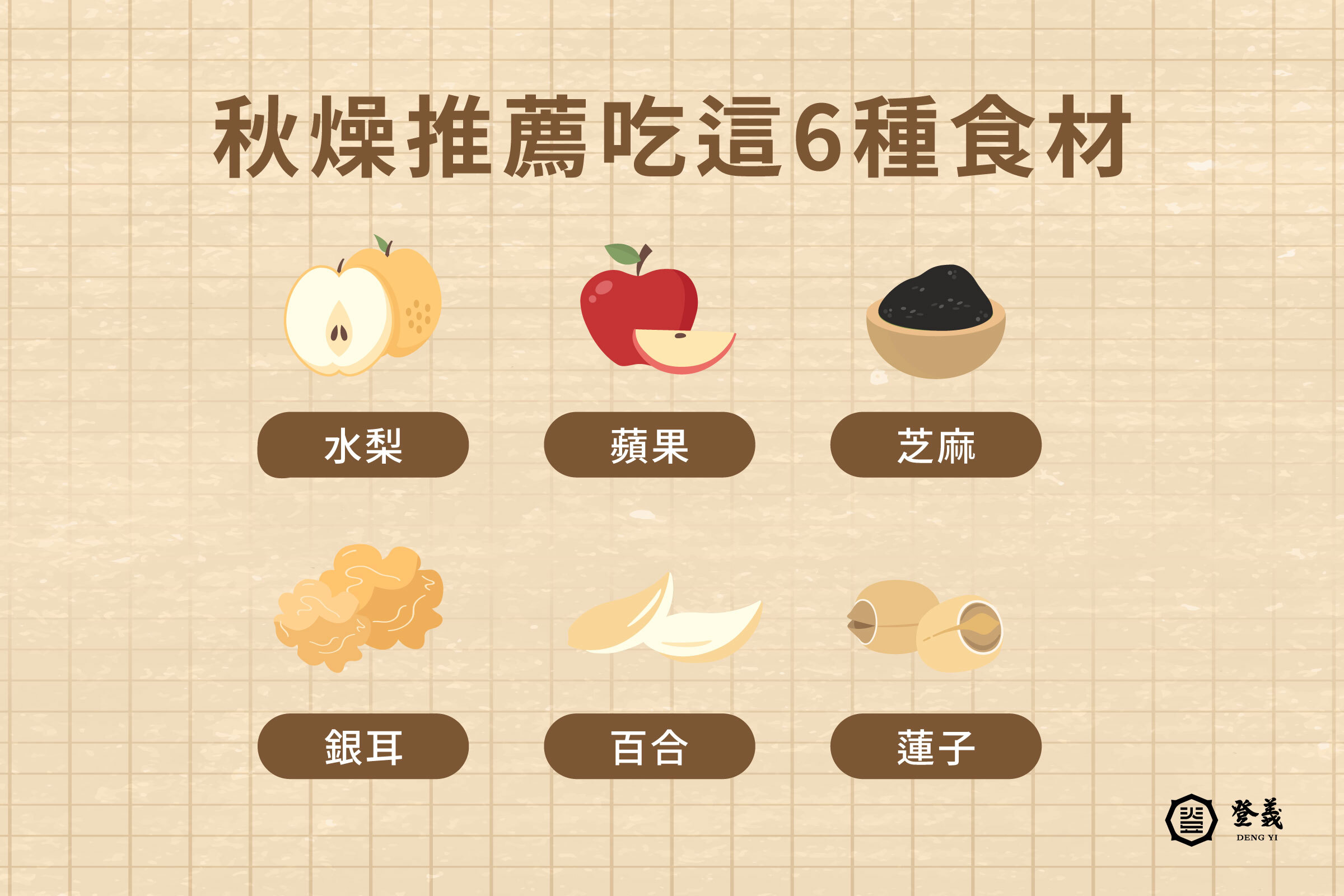 秋燥適合吃這6種食材!