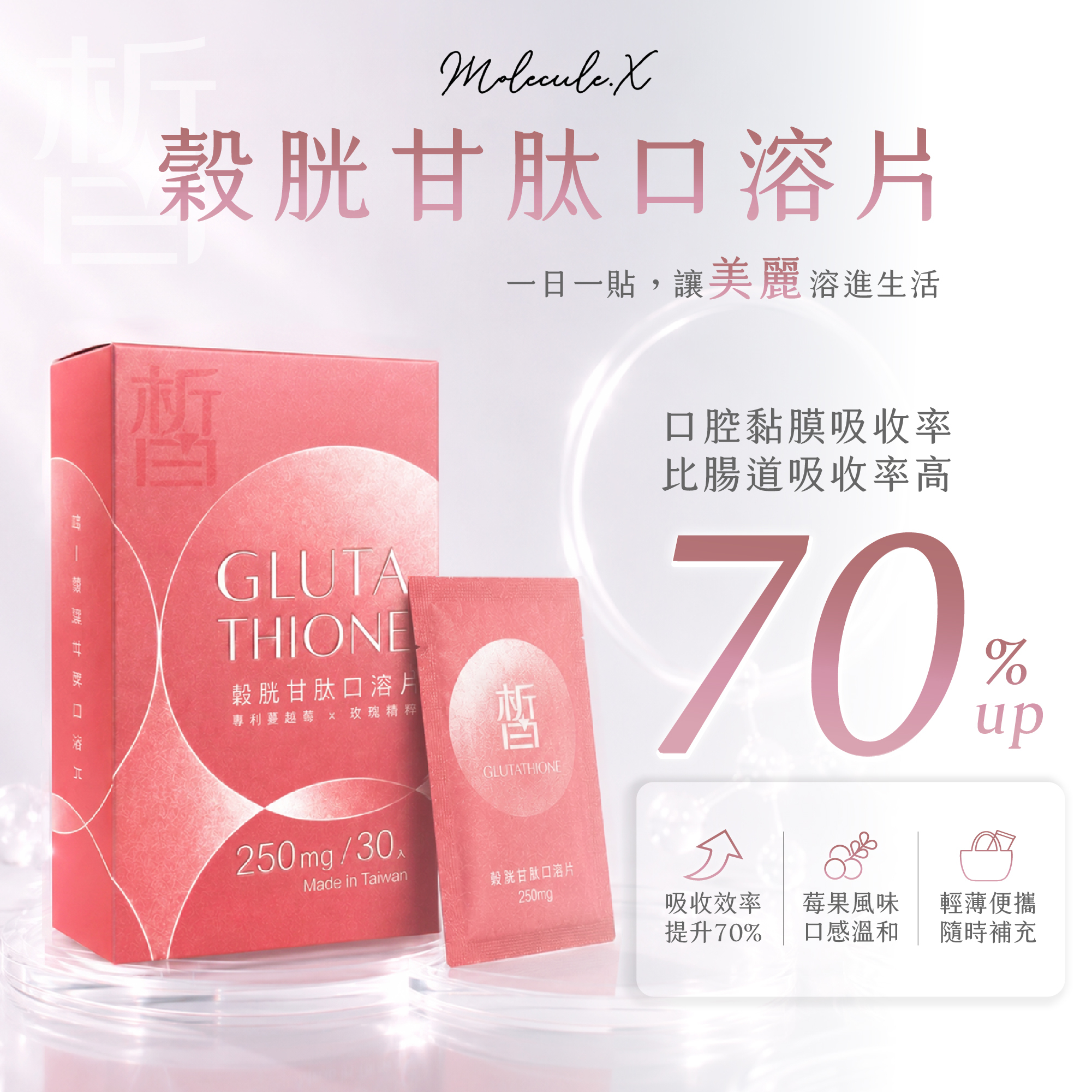 皙 穀胱甘肽口溶片