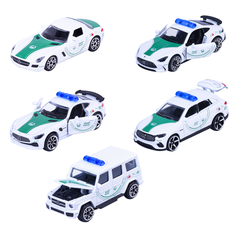 美捷輪小汽車-杜拜警車AMG 5入組