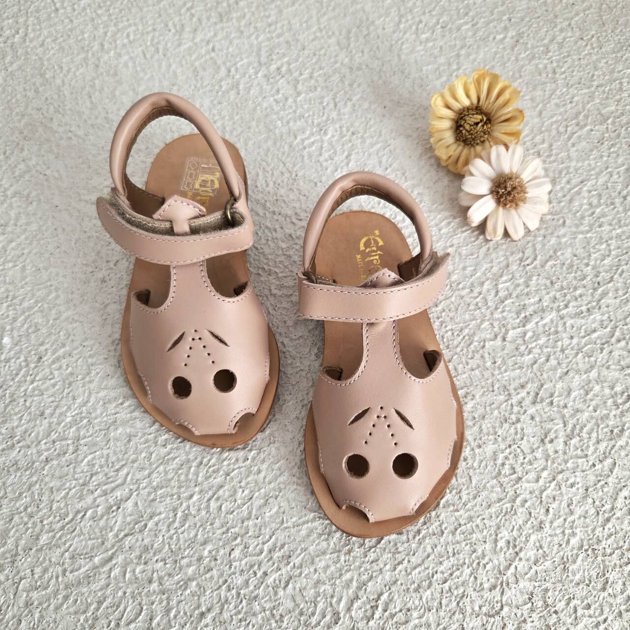 EUREKA 真皮櫻桃涼鞋 RIDA ROSA FONDO VIBRAM BEIGE(現貨)