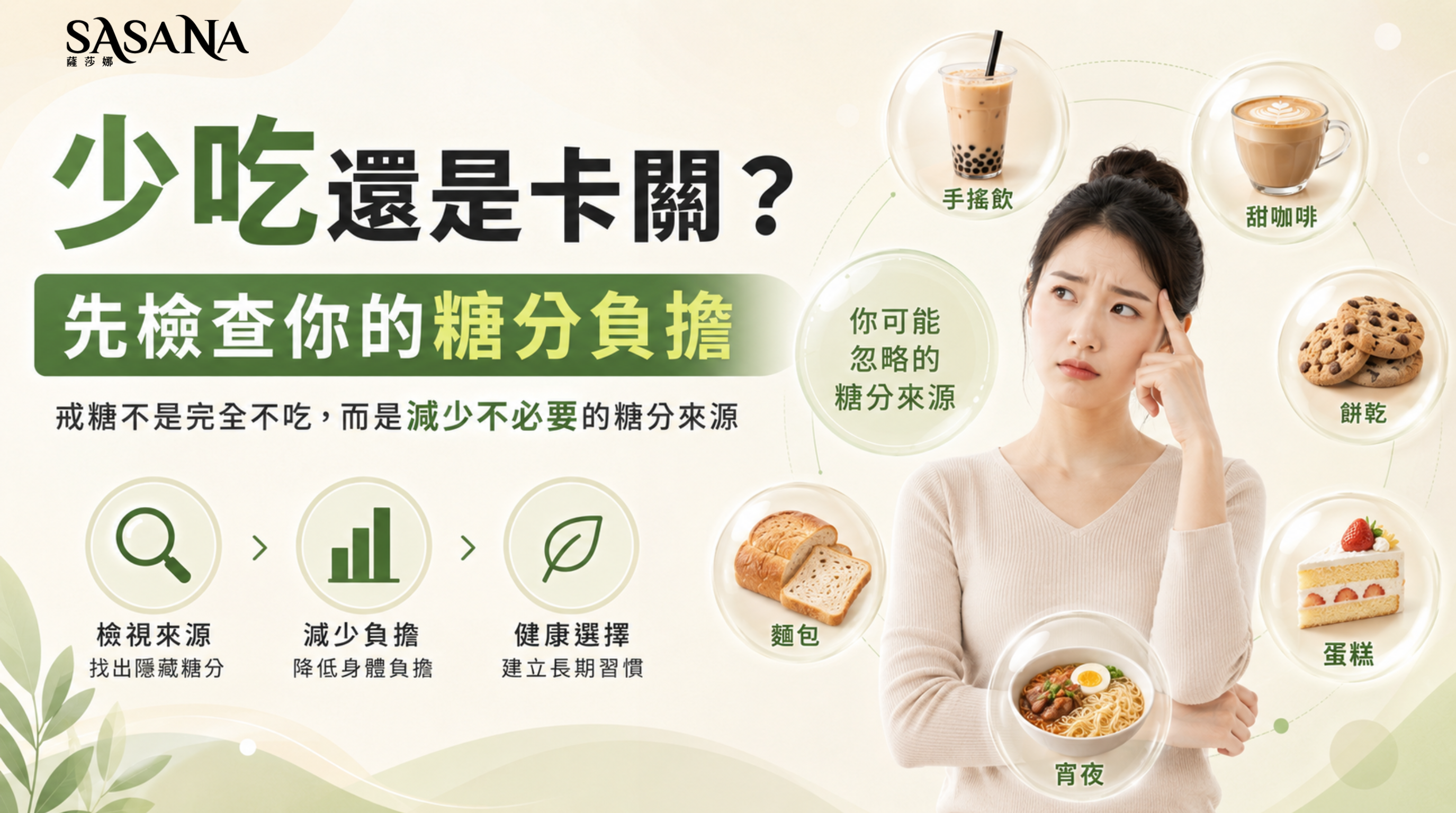 少吃沒效果？找出糖分隱藏的危機