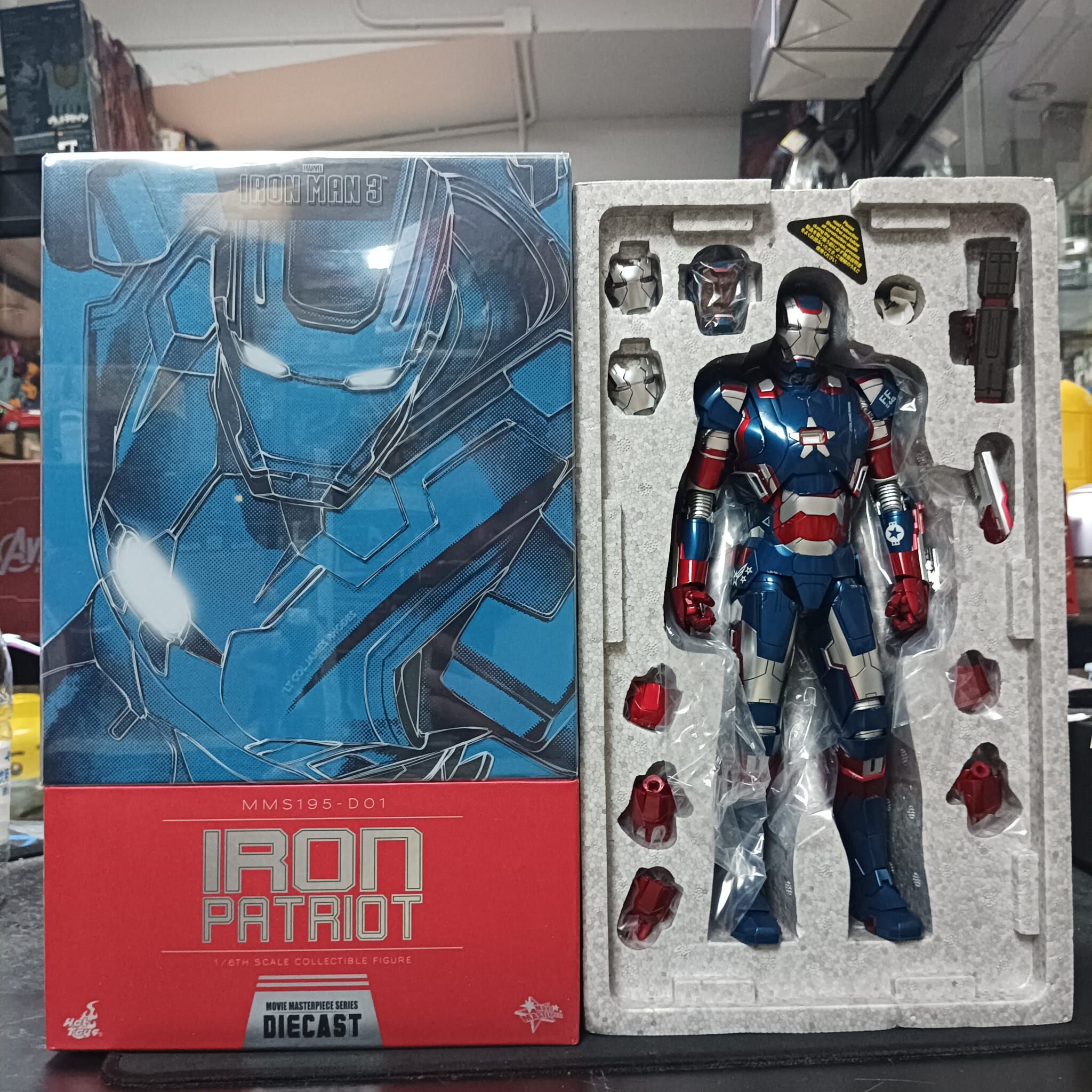寄賣-Hot toys MMS195 D01 Iron Patriot