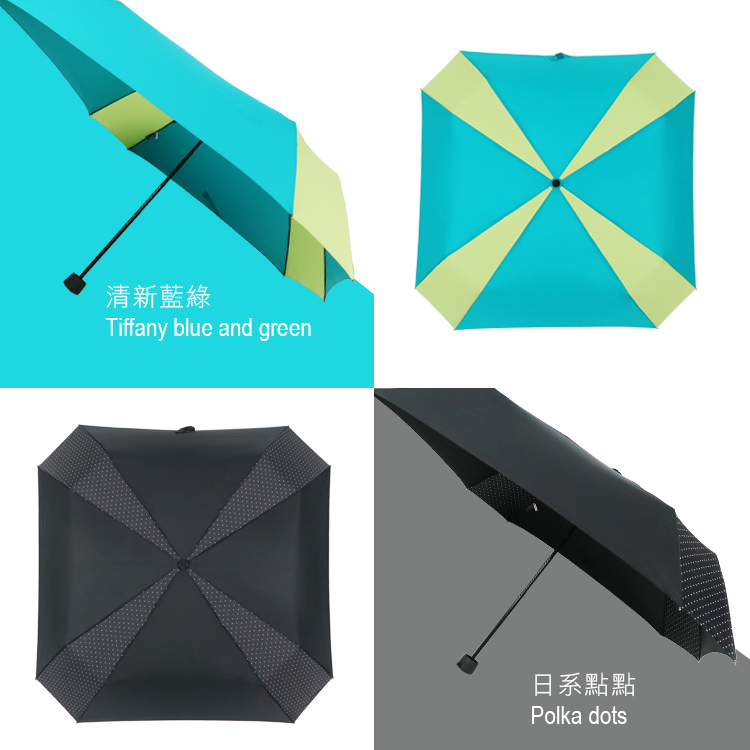 展示顏色:清新藍綠、日系點點