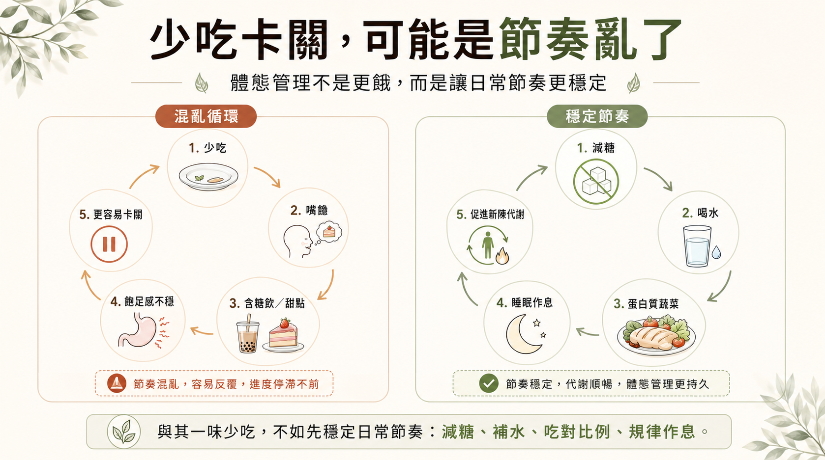 水分與戒糖的關聯