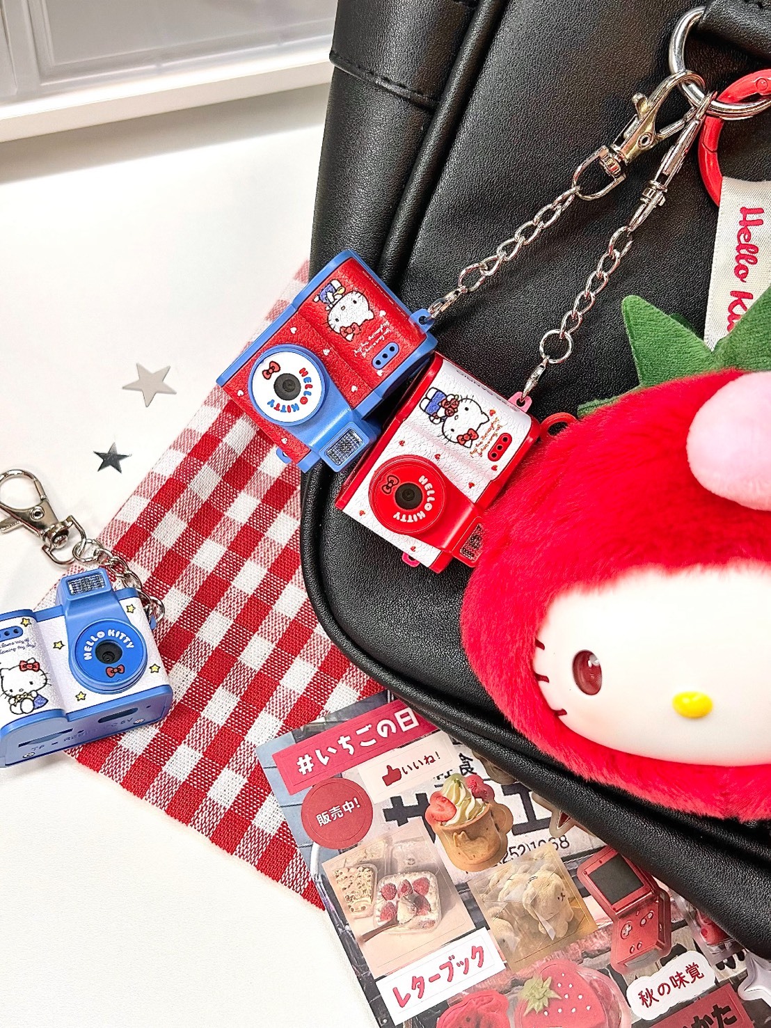 正版授權 三麗鷗 HELLO KITTY 元氣信號 迷你相機盲盒
