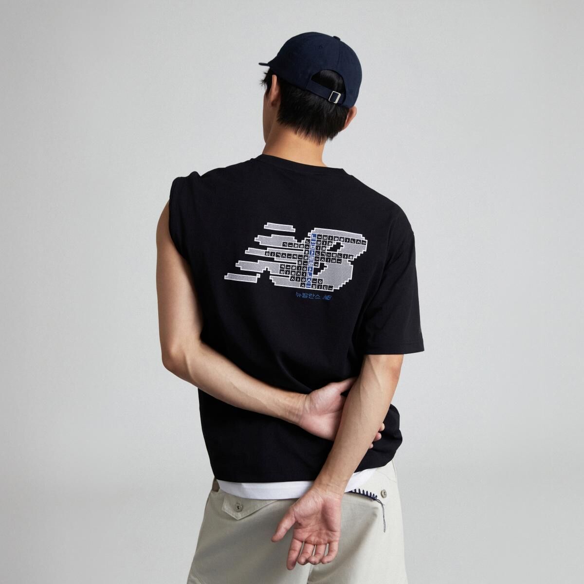 韓國代購 NEW BALANCE UNI NB Hangul Word Pixel T-Shirt