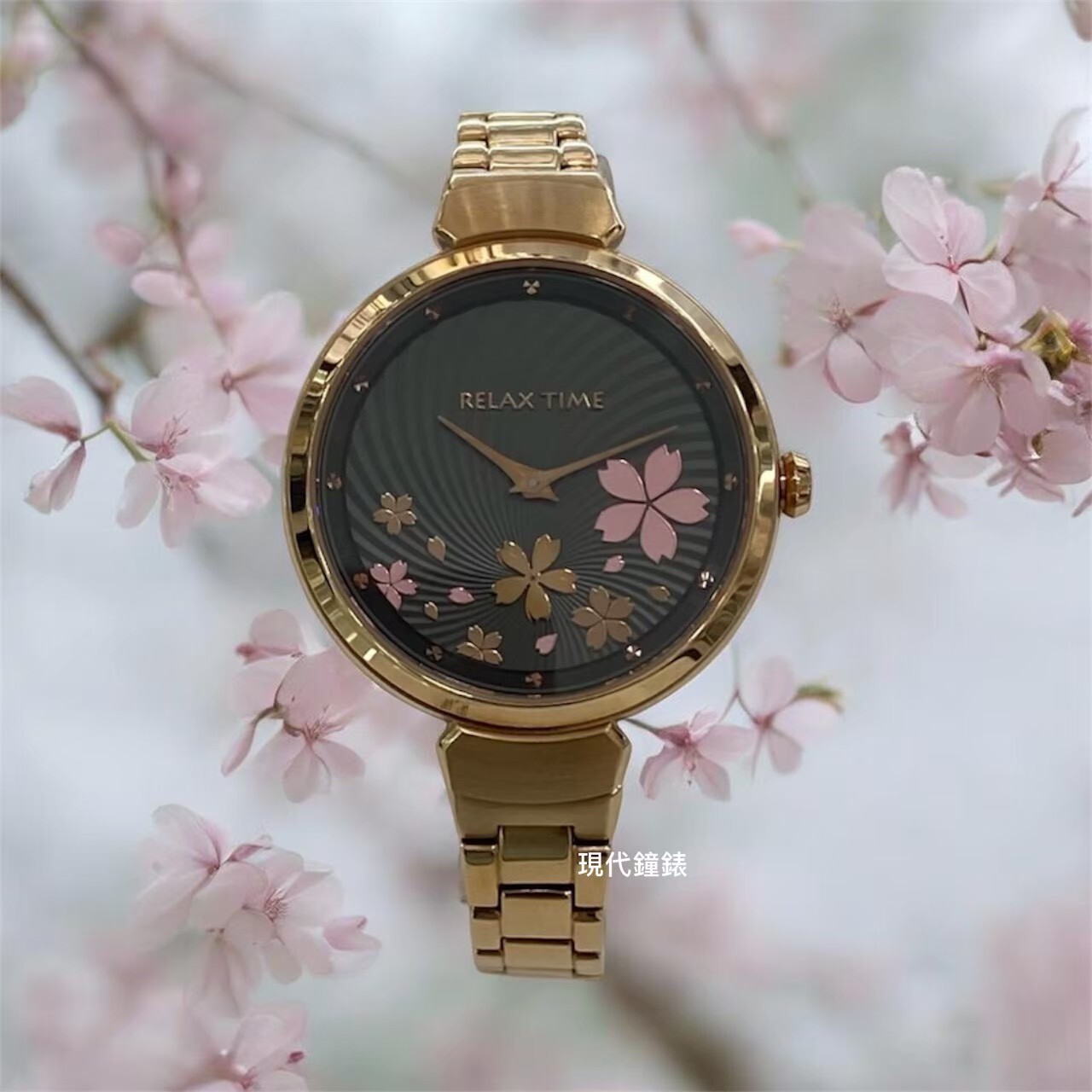 【 RELAX TIME】綻放花樣系列 RT-66-5 36mm 現代鐘錶