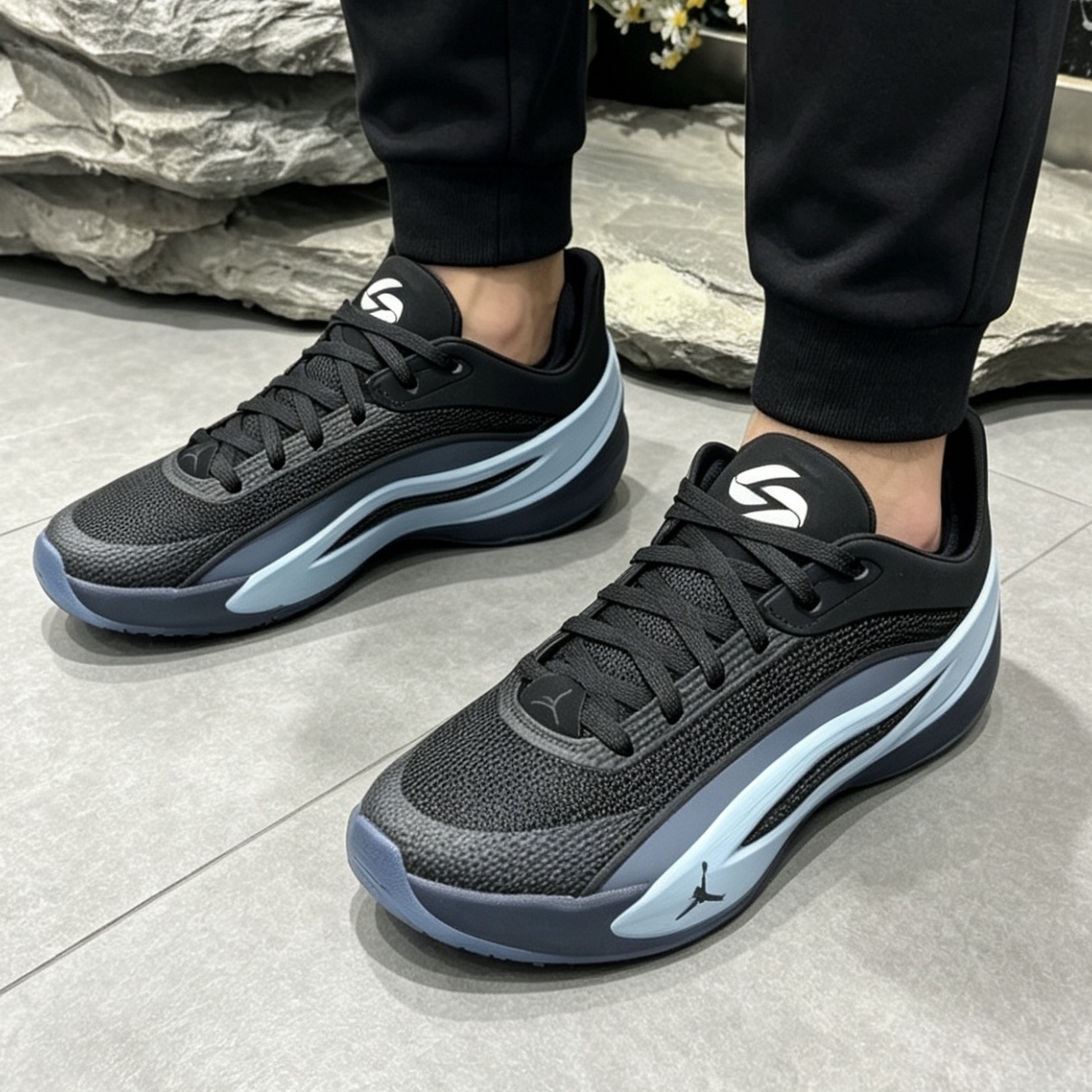 NIKE JORDAN LUKA 5 EDGE PF 黑藍 水藍 籃球鞋 男鞋 運動 IM5181-002
