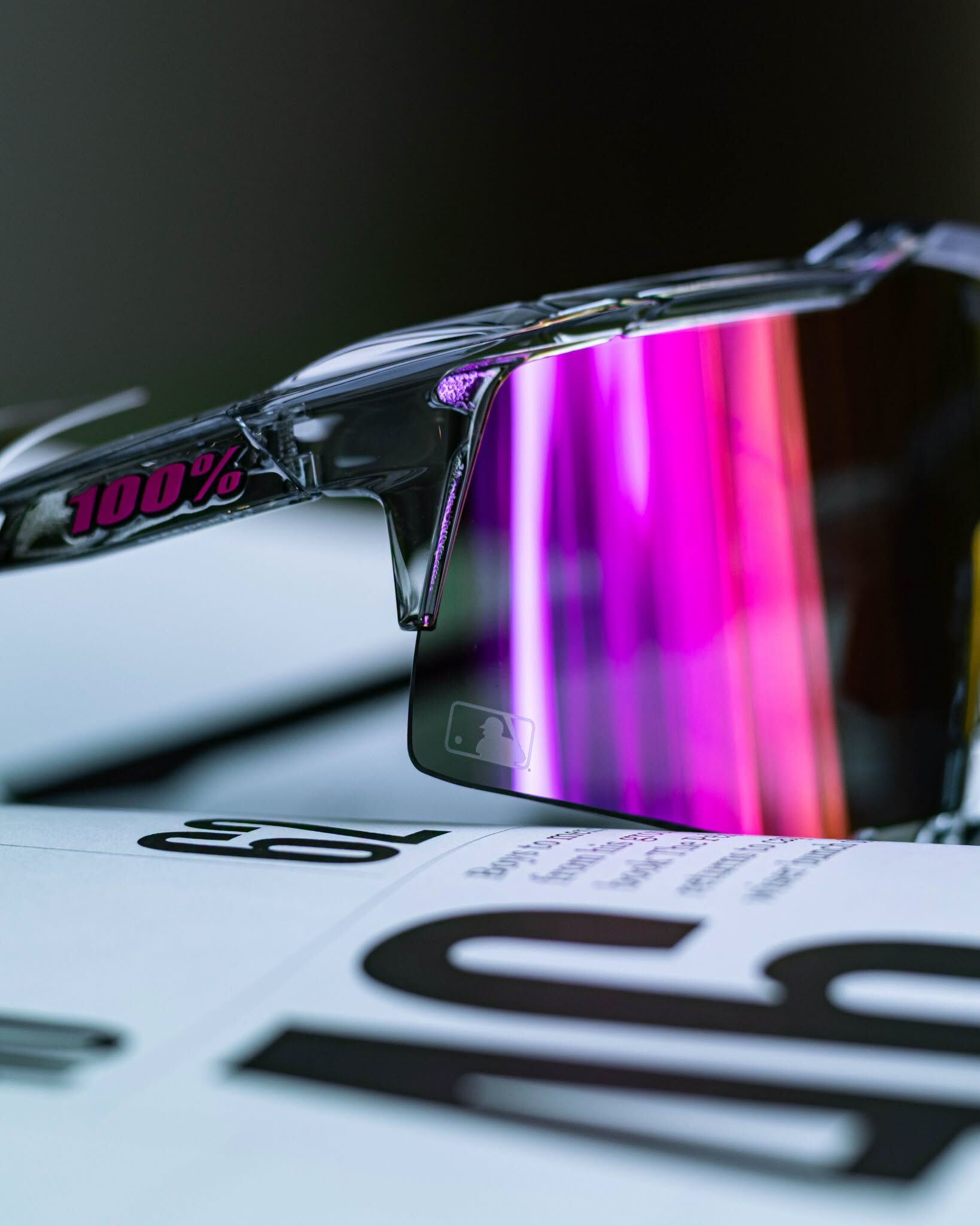 【100%】× MLB 聯名版 太陽眼鏡 SPEEDCRAFT  HiPER® Vital Pink