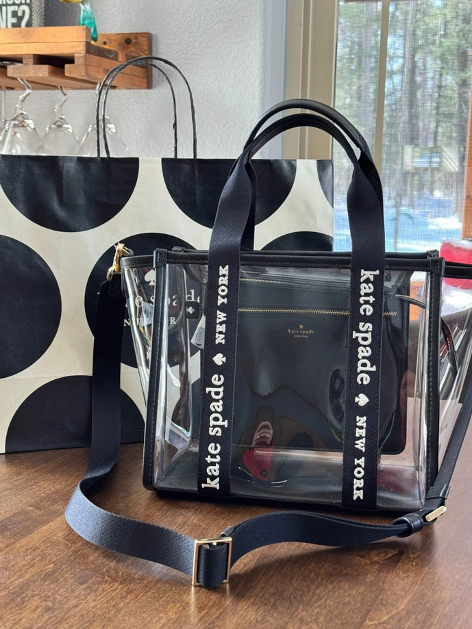 【現貨】Katespade Kip Clear Small Tote Bag