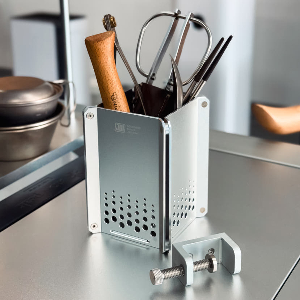 韓國J.ZERONE CLASTO Cutlery Holder 桌邊拓展餐具架/銀