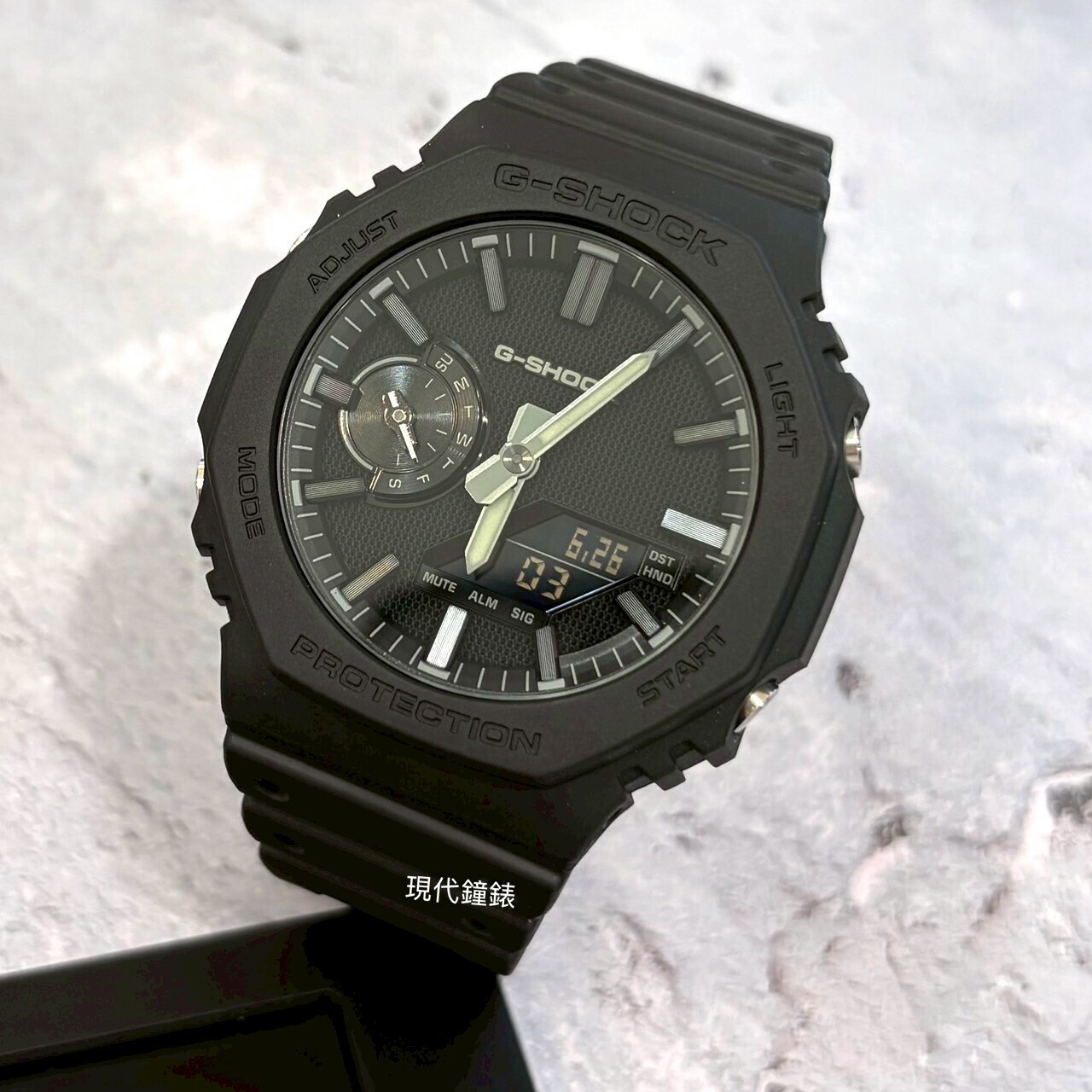 【G-SHOCK】LUXE BLACK GA2100系列 GA-2100LXB-1A 45.4mm 現代鐘錶