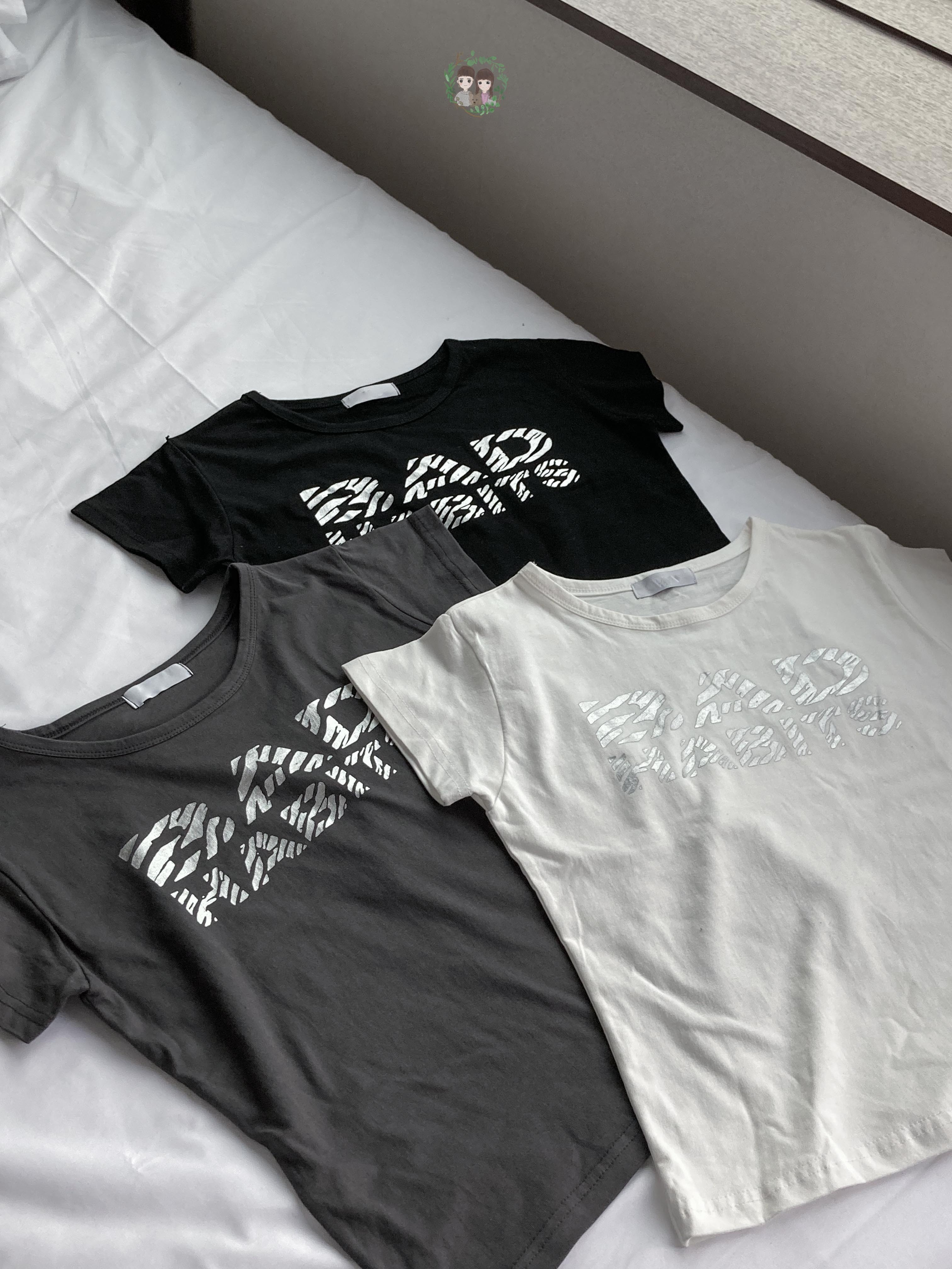 型格斑馬紋BAD HABITS短袖Tee〈🇰🇷DAY 1〉