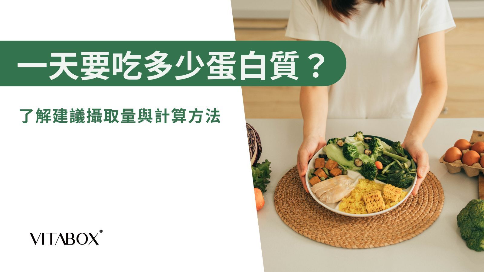 人一天需要多少蛋白質？了解建議攝取量，精準規劃日常飲食