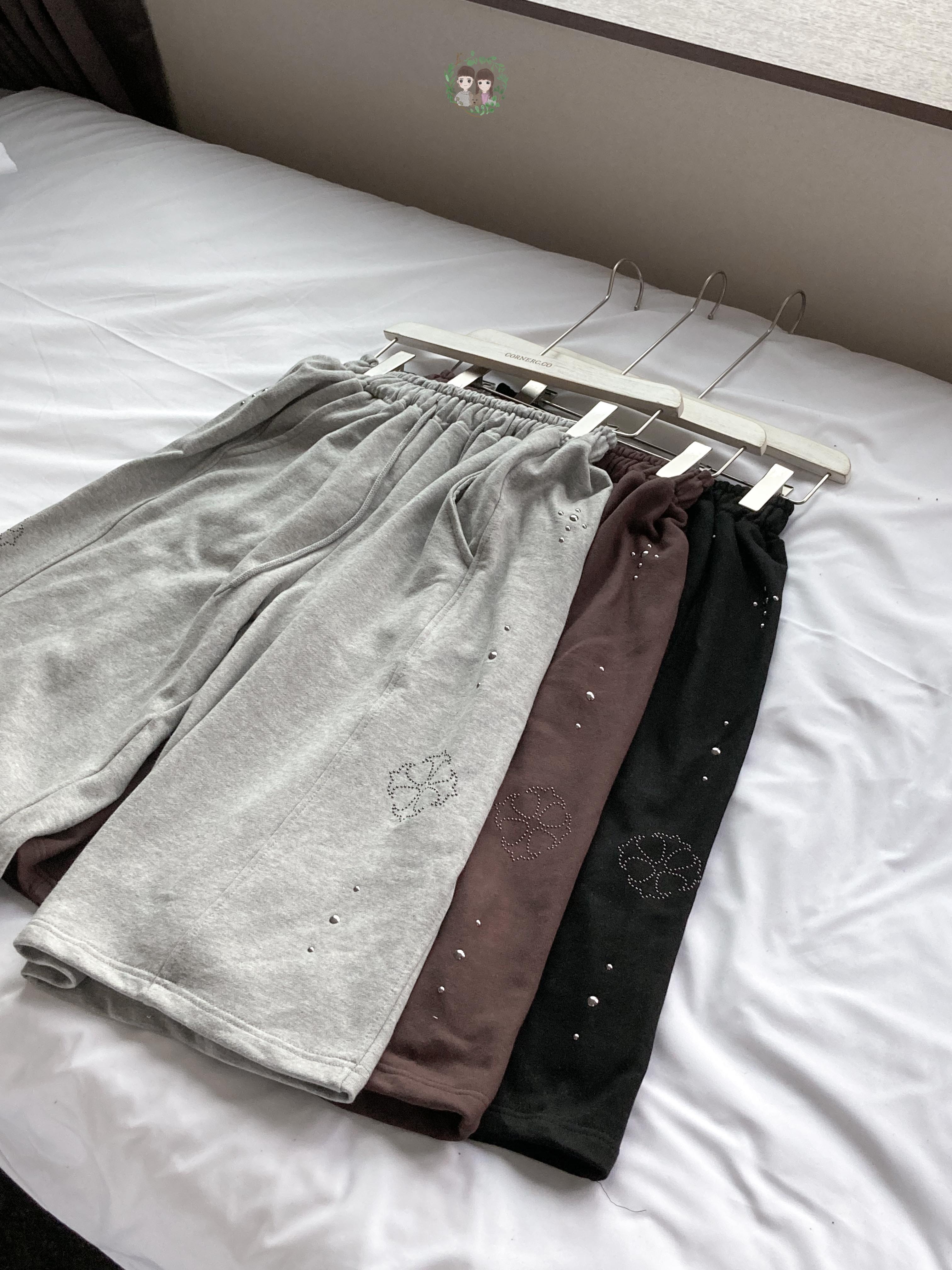 Side Rivets Cross Shorts〈🇰🇷DAY 1〉