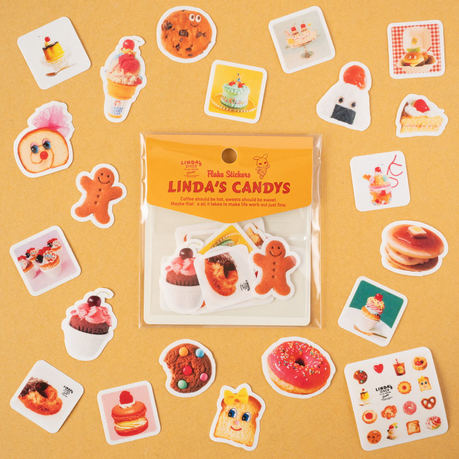 和紙貼紙包｜LINDA TOKYO・LINDA'S CANDYS｜手紙社 / JAPAN