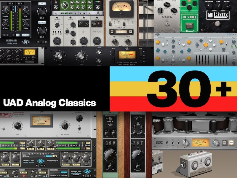 UAD Analog ClassicsLETRNIX 11UNIVERSAL UNIVERSAL BERMUDATUBE Rawpolymax30+OEQ