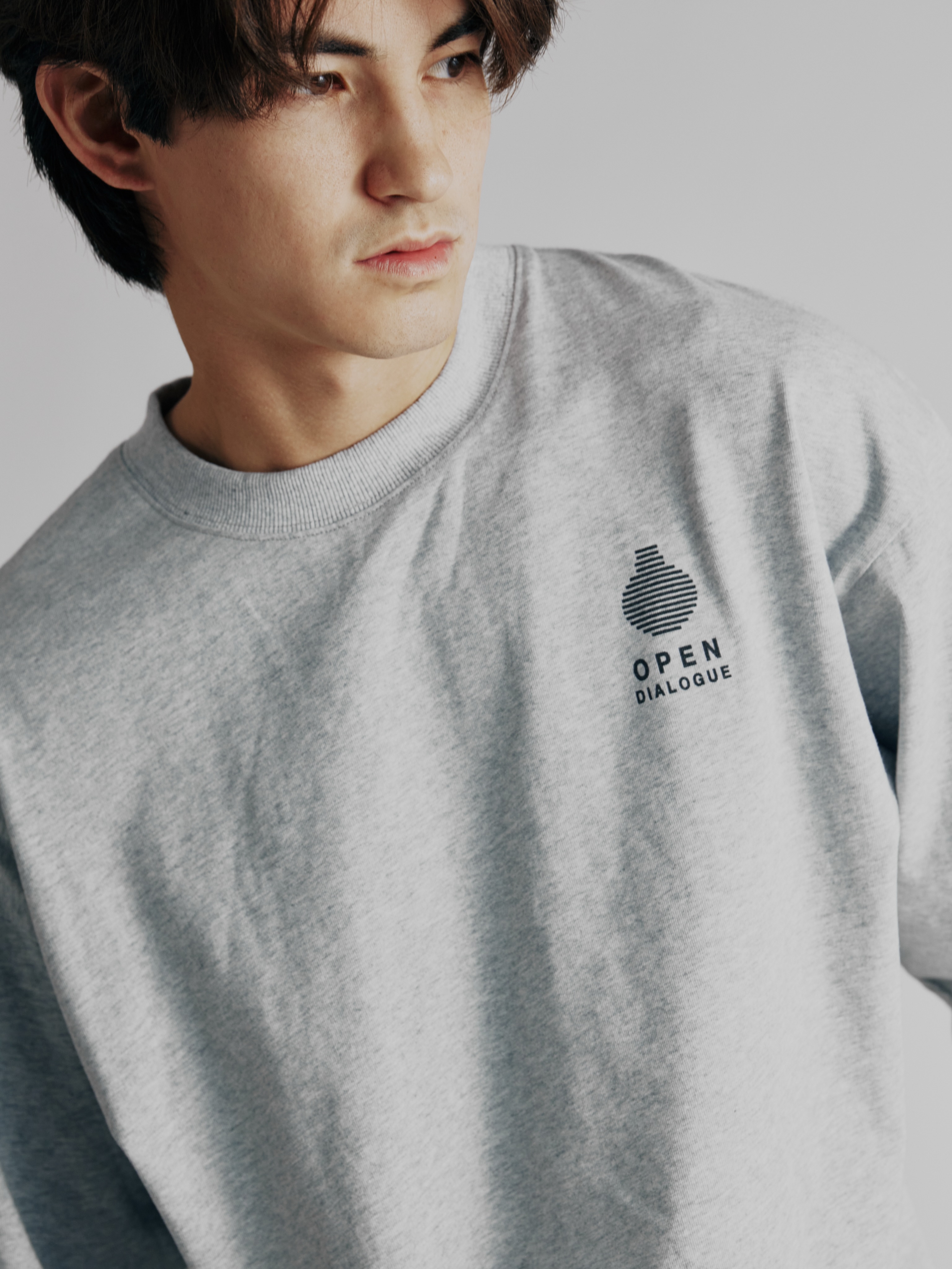 ODE LONG SLEEVE TEE - GREY