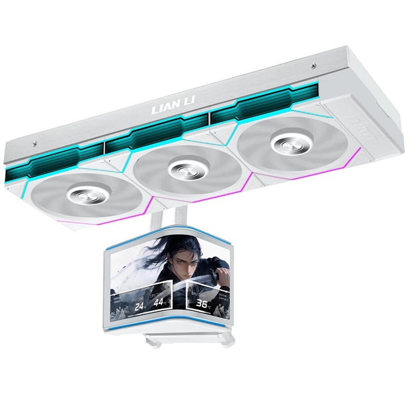 LIANLI 聯力 HydroShift II OLED Curved 360TL 水冷散熱器   黑色/GHS2OLDC36TB  白色/GHS2OLDC36TW