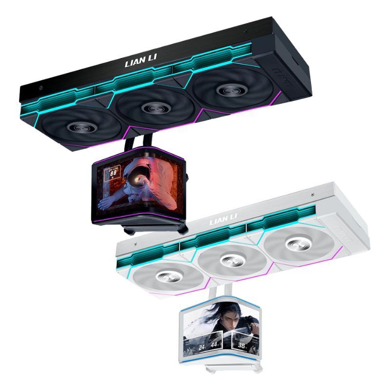 LIANLI 聯力 HydroShift II OLED Curved 360TL 水冷散熱器   黑色/GHS2OLDC36TB  白色/GHS2OLDC36TW