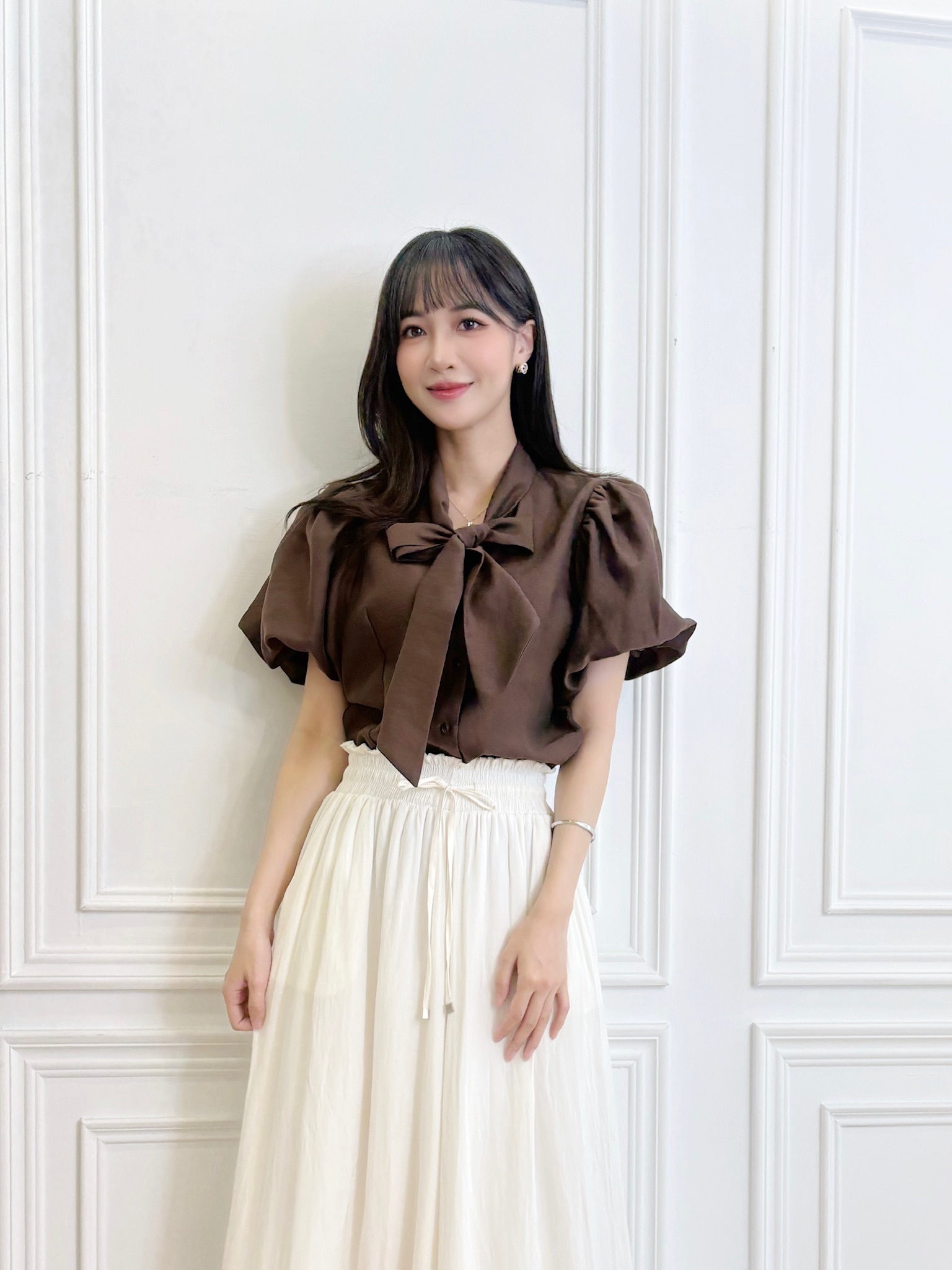 領巾澎短袖上衣