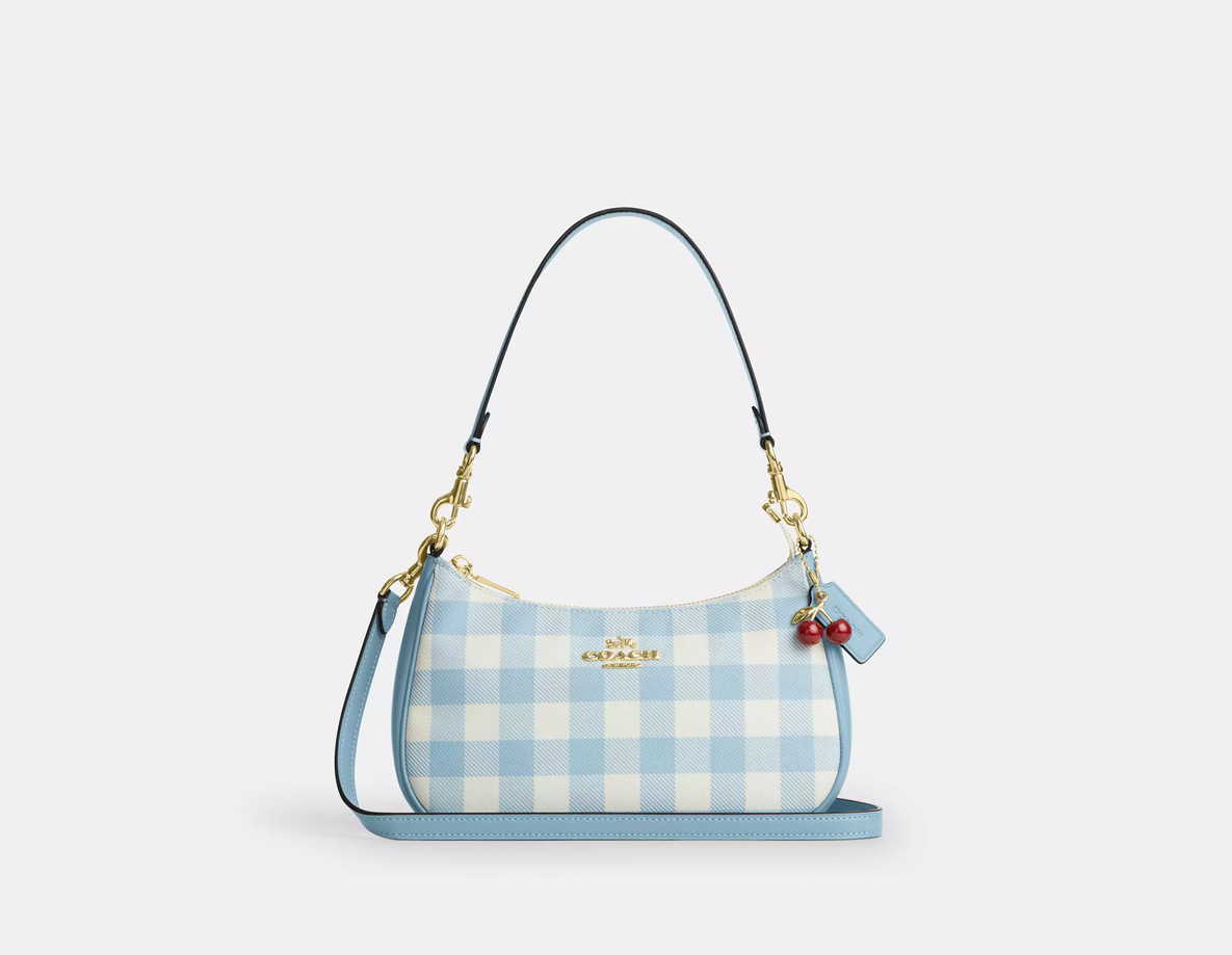 【預訂】Coach Gingham Print And Charm