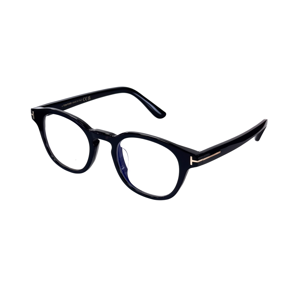 【TOM FORD】TF-6000-K-B-49001 方框光學眼鏡♦(黑)
