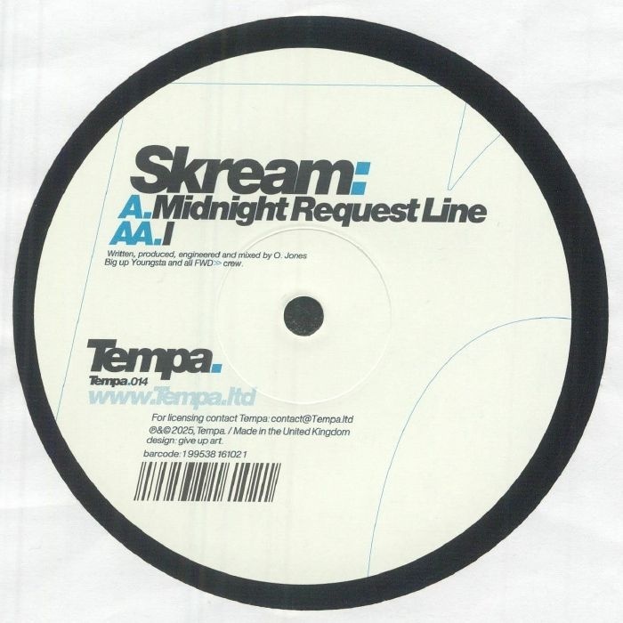Skream《Midnight Request Line》（12"）
