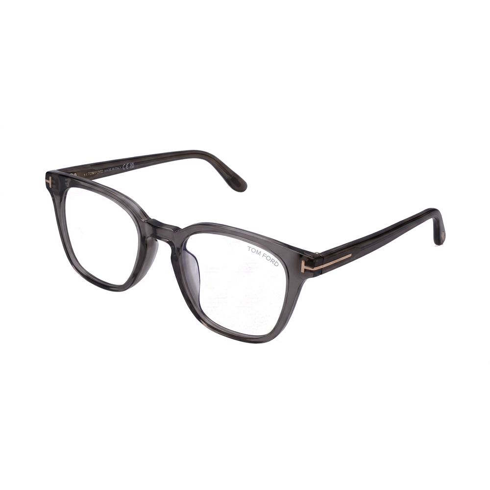 【TOM FORD】TF-6014-K-B-51057 方框光學眼鏡♦(透深灰)