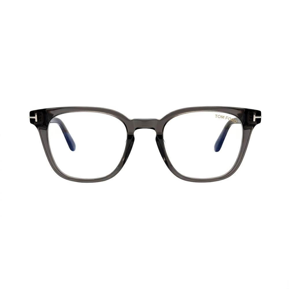 【TOM FORD】TF-6014-K-B-51057 方框光學眼鏡♦(透深灰)