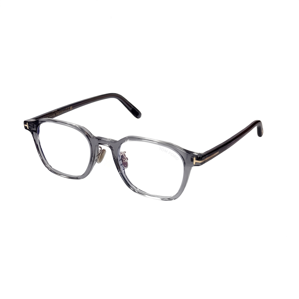 【TOM FORD】TF-6012-K-B-50020 方框光學眼鏡♦(透深灰)