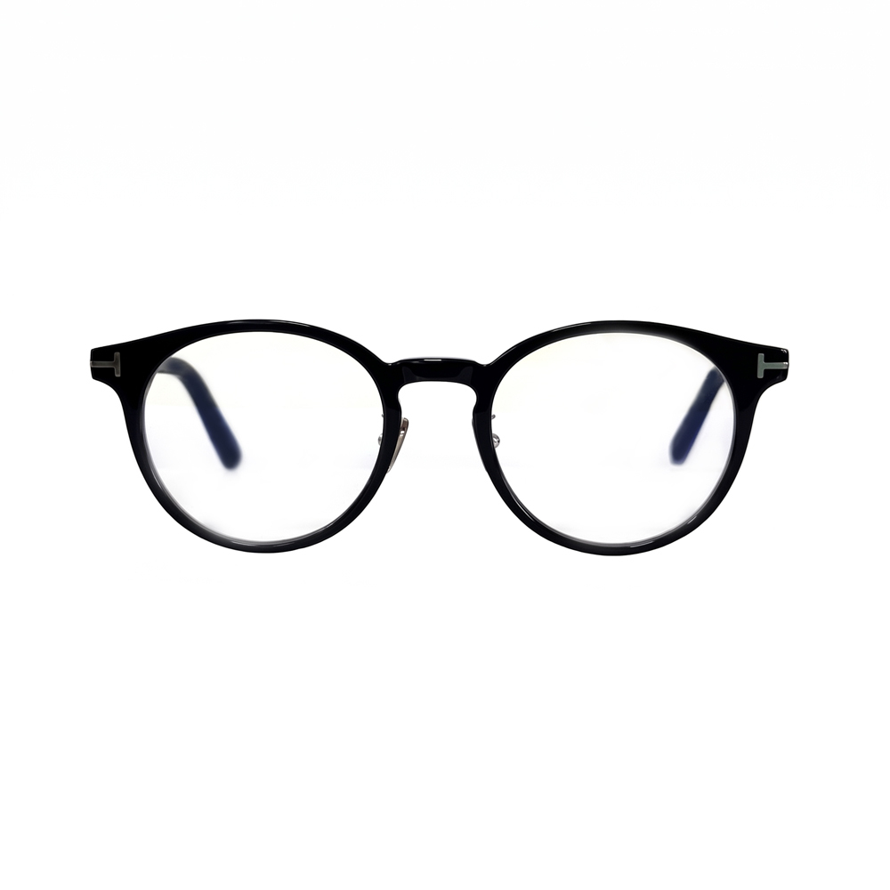 【TOM FORD】TF-5996-K-B-51001 圓框光學眼鏡♦(黑)