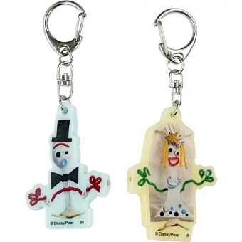 玩具總動員5  磁吸鑰匙圈（Forky & Karen Beverly）2入組