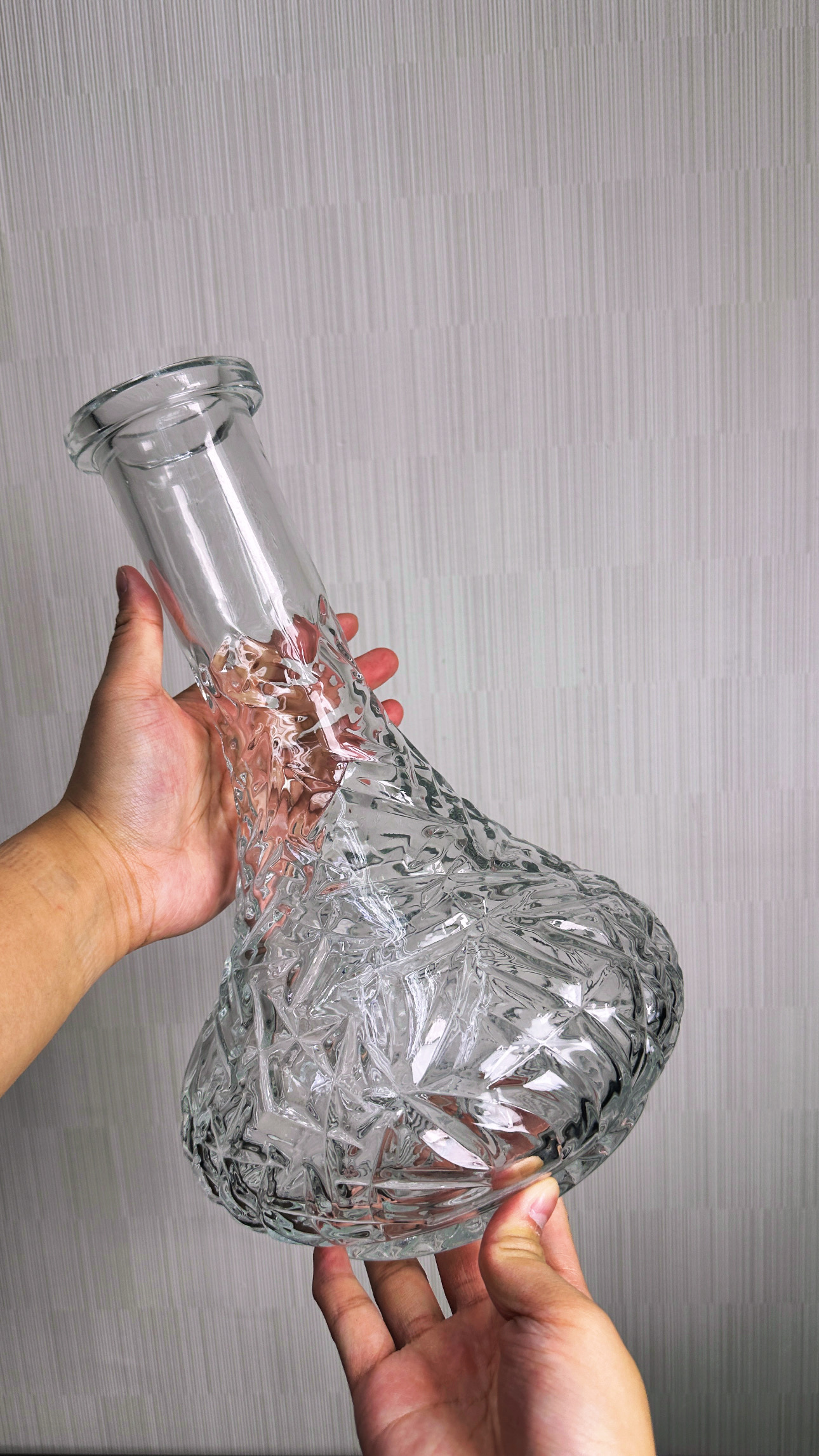 Glass Base Cross Drop
