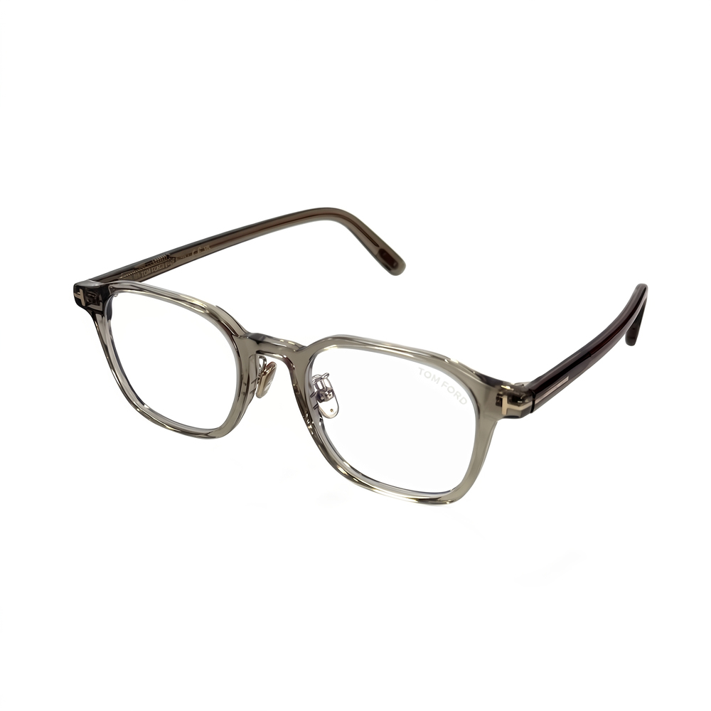 【TOM FORD】TF-6012-K-B-50045 方框光學眼鏡♦(透茶)